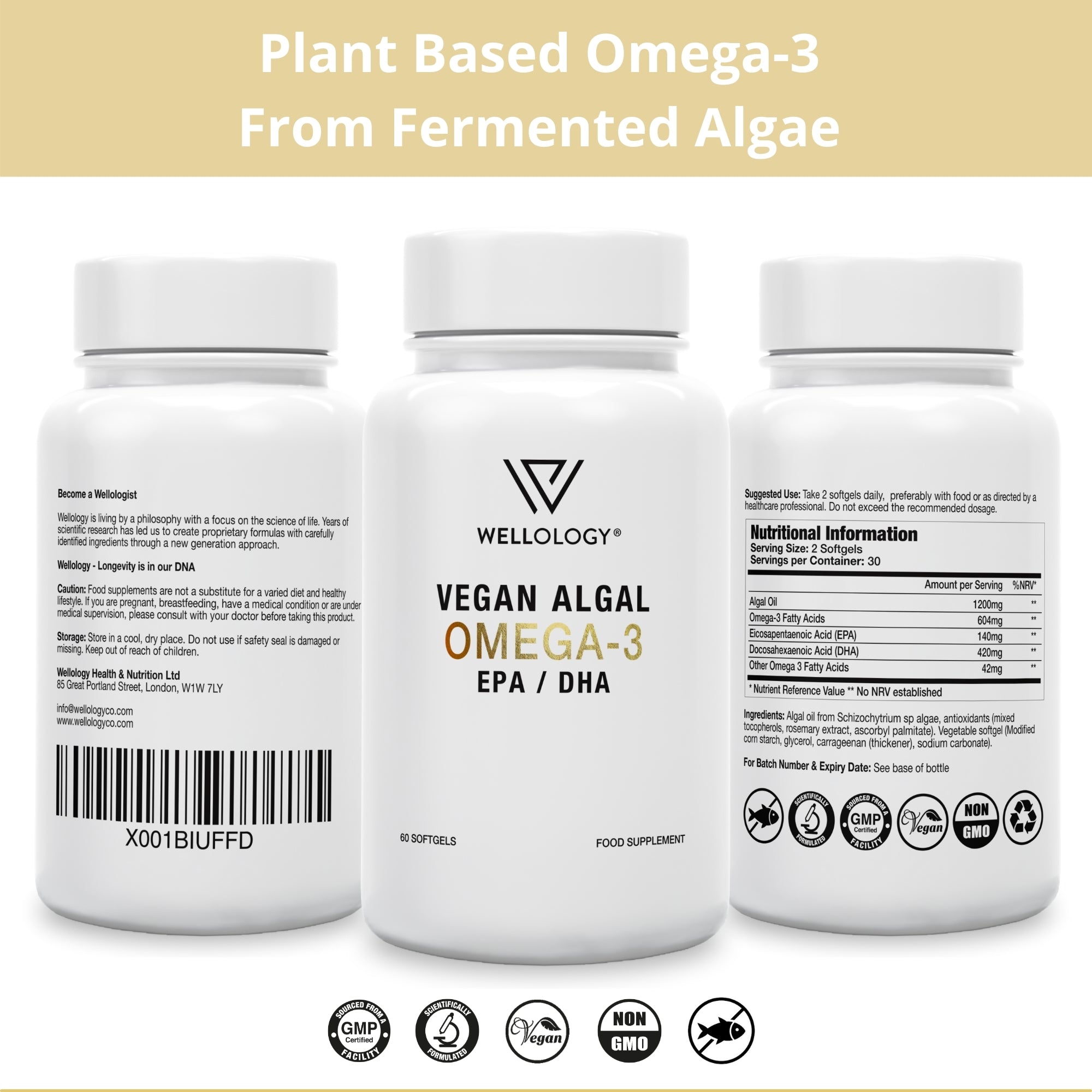 Vegan Algal Omega-3